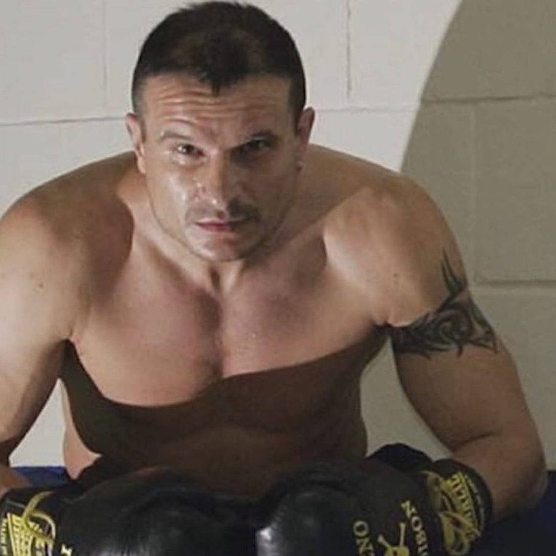 Javier Castillejo, el Lince de Parla, durante un entrenamiento de boxeo