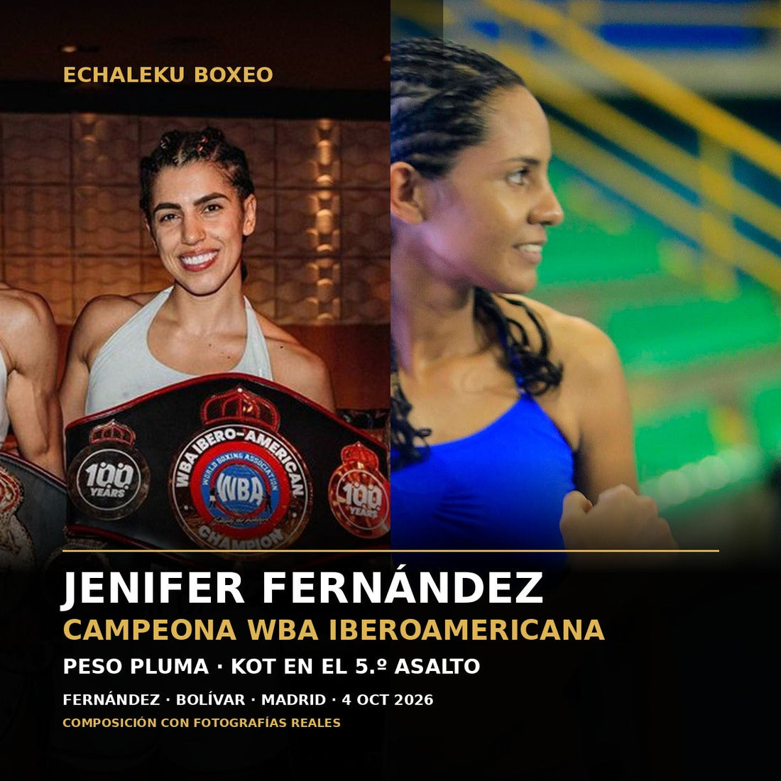Jenifer Fernández y Luisana Bolívar, fotografías reales con los rostros despejados