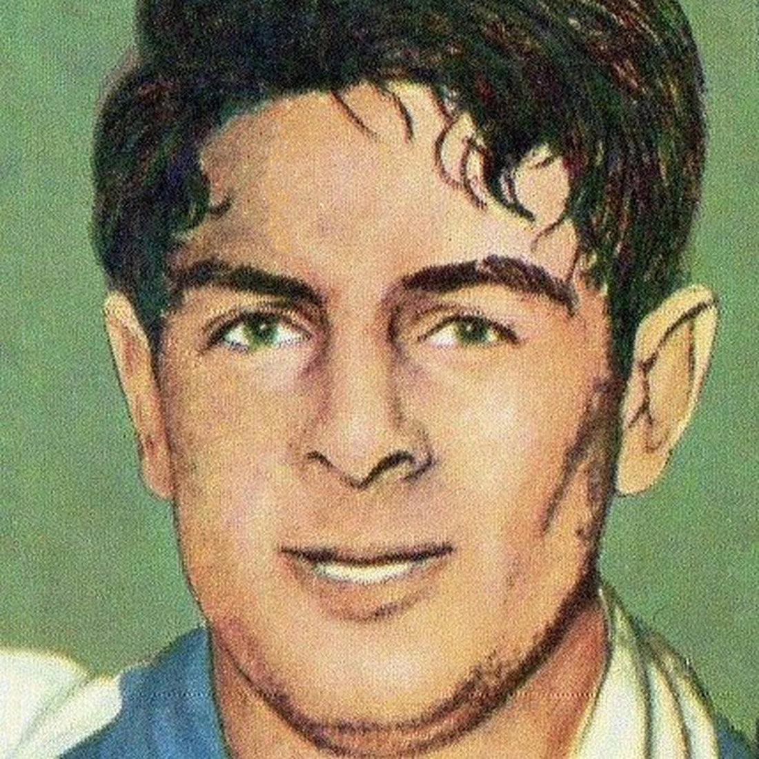 Retrato real de Pedro Carrasco, campeón mundial español del peso ligero