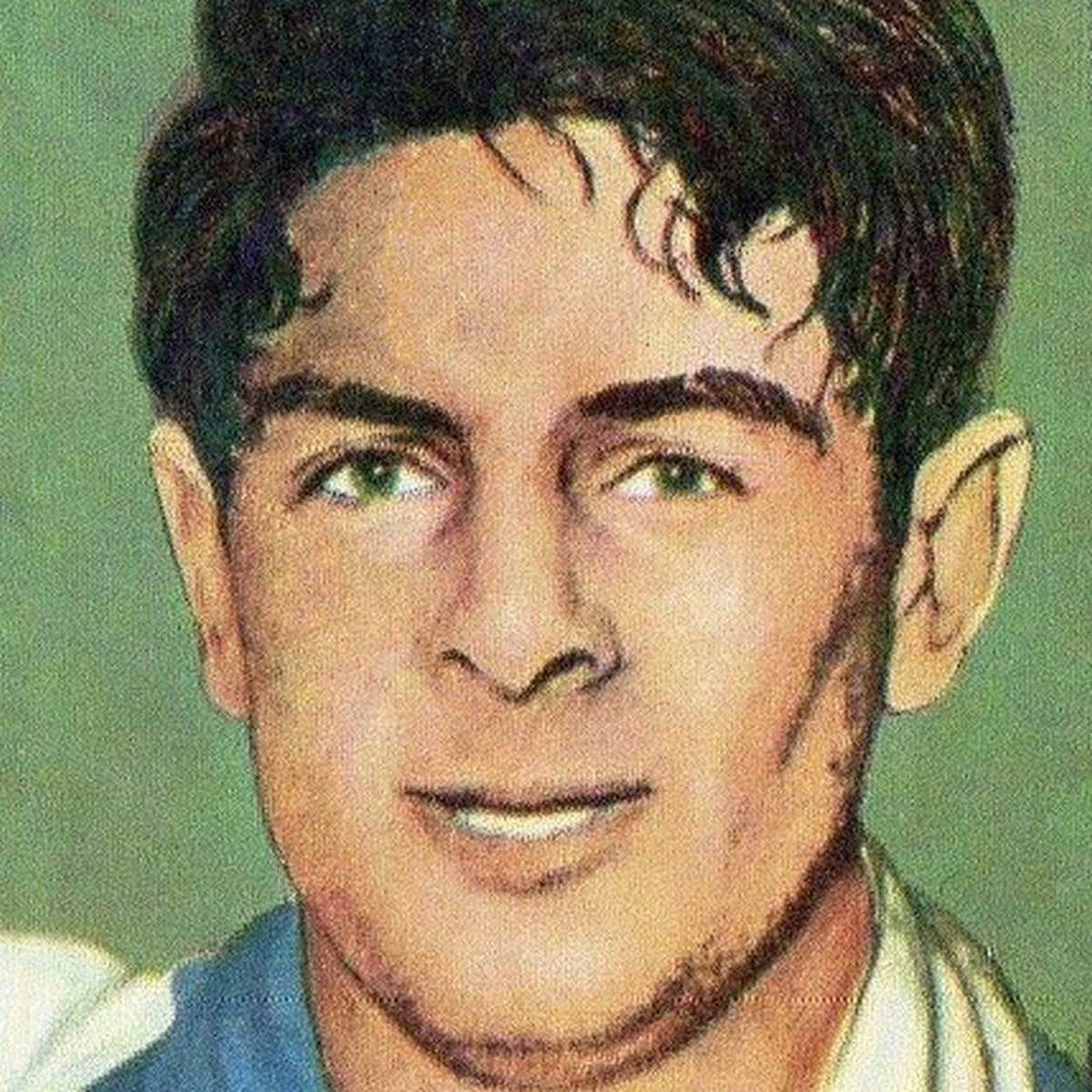 Retrato real de Pedro Carrasco, campeón mundial español del peso ligero