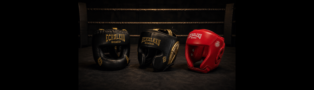 Cascos de boxeo Echaleku Boxeo de barra, pómulos y competición amateur