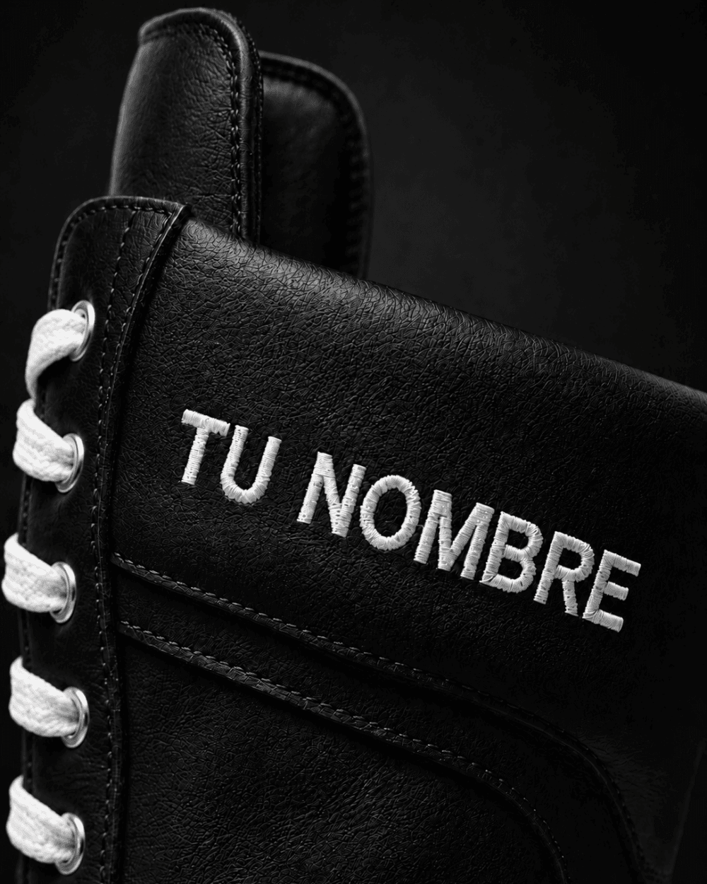 Botas de boxeo - Negro y blanco