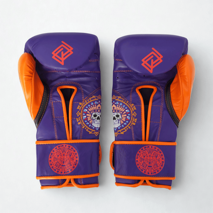 Guantes de Boxeo Azteca · 100% Piel · Fabricados en México · Vida o Muerte