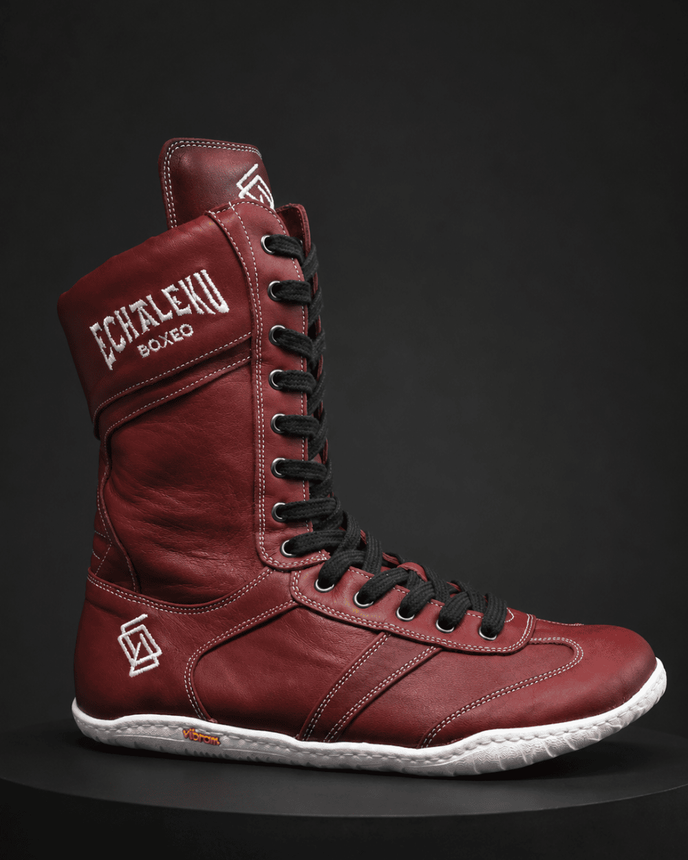 Botas de boxeo - Burdeos y blanco