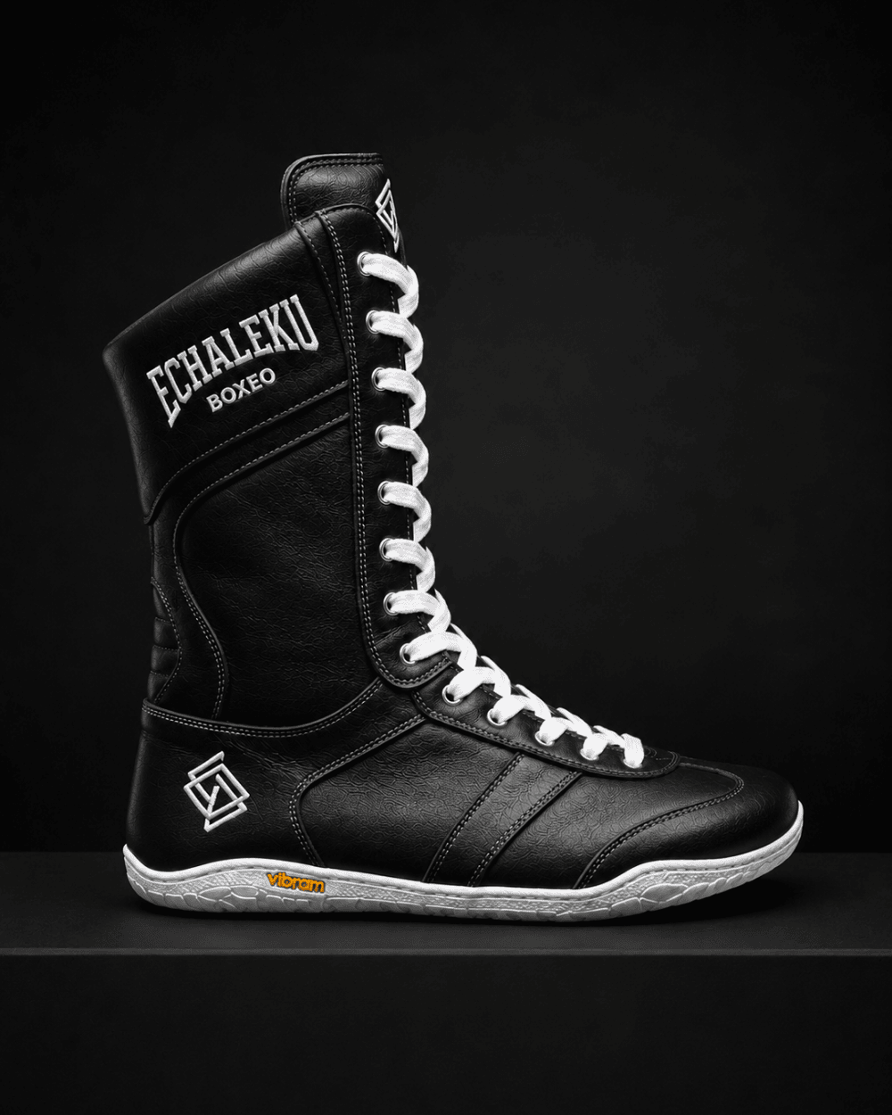 Botas de boxeo - Negro y blanco