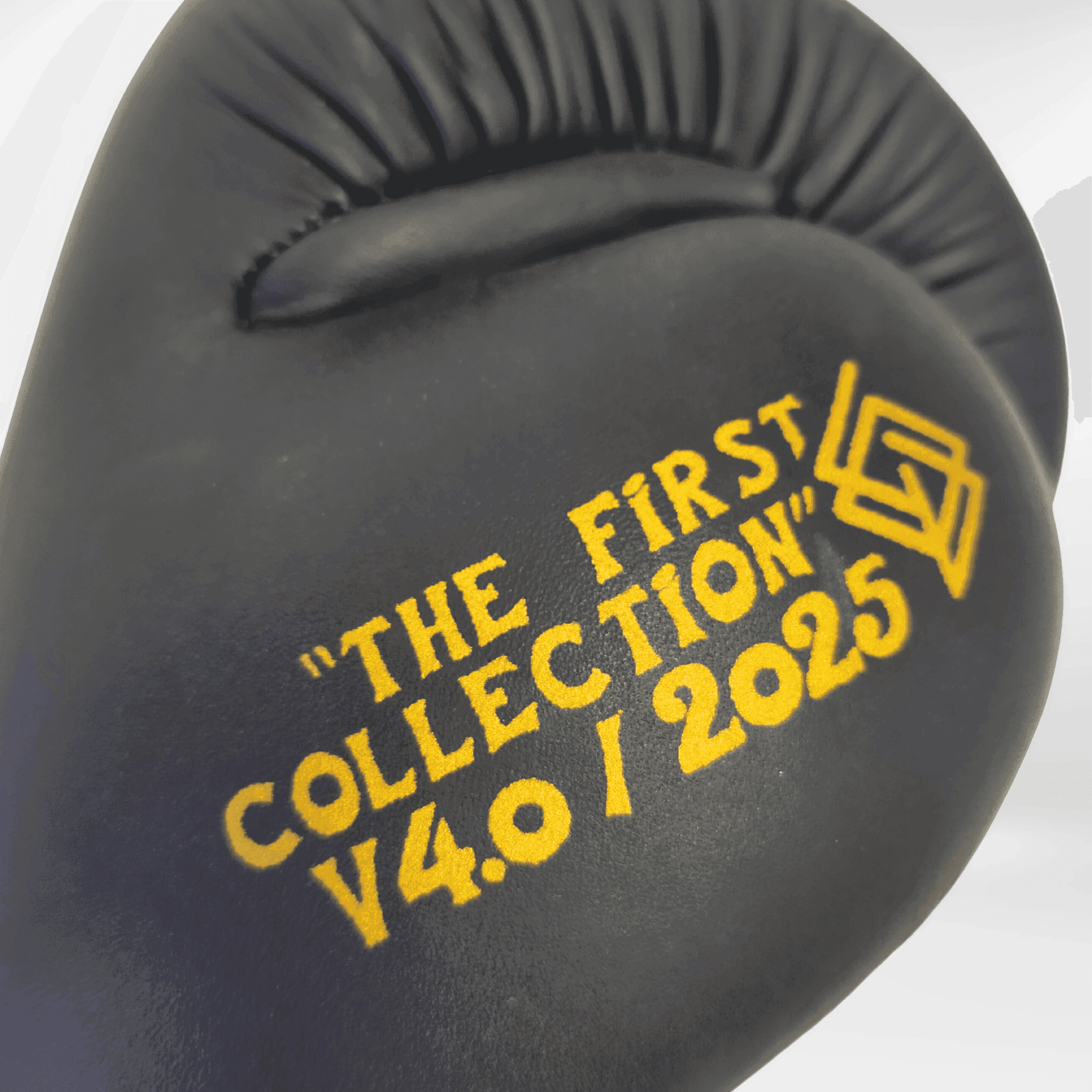 Handmix. GUANTES PREMIUM ENTRENAMIENTO BOXEO AMATEUR: Blanco/Negro + Dorado (v4.0) - Echaleku Boxeo