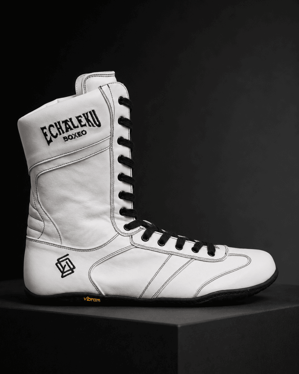 Botas de boxeo - Blanco y negro