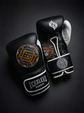 Guantes de Boxeo Azteca.  Negro Noche