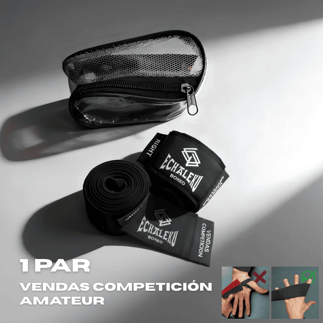 VENDAS BOXEO 4,5M. COMPETICIÓN AMATEUR - Echaleku Boxeo