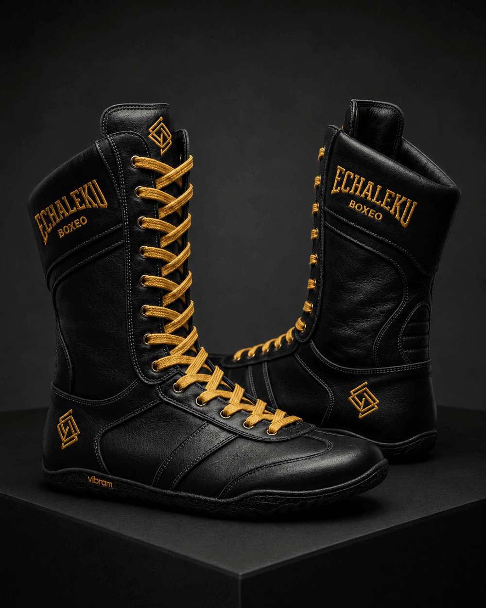 Botas de boxeo - Negro