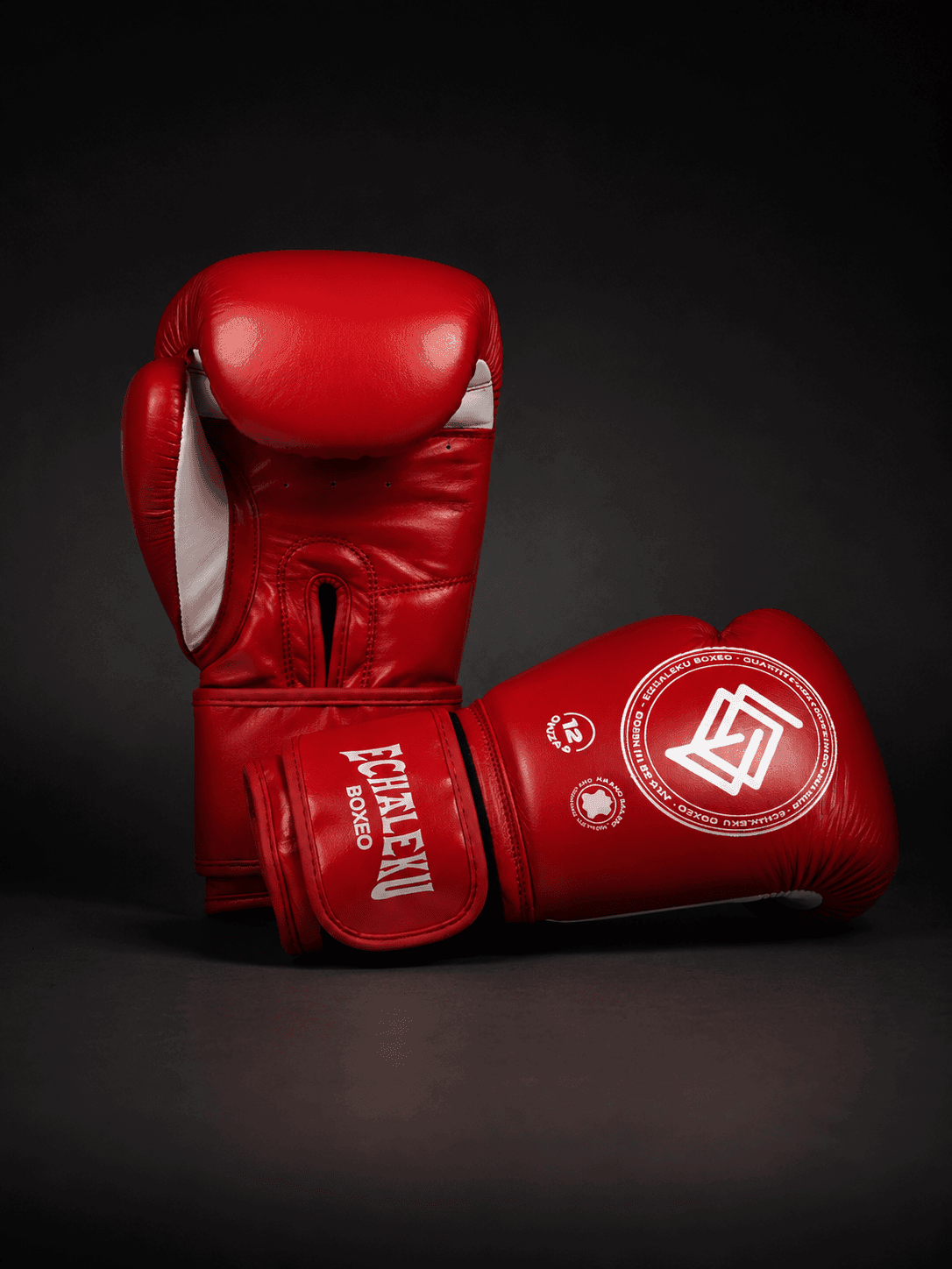 LIQUIDACION GUANTES COMPETICIÓN AMATEUR: Rojo y Plateado.  (FORRO TEJIDO)
