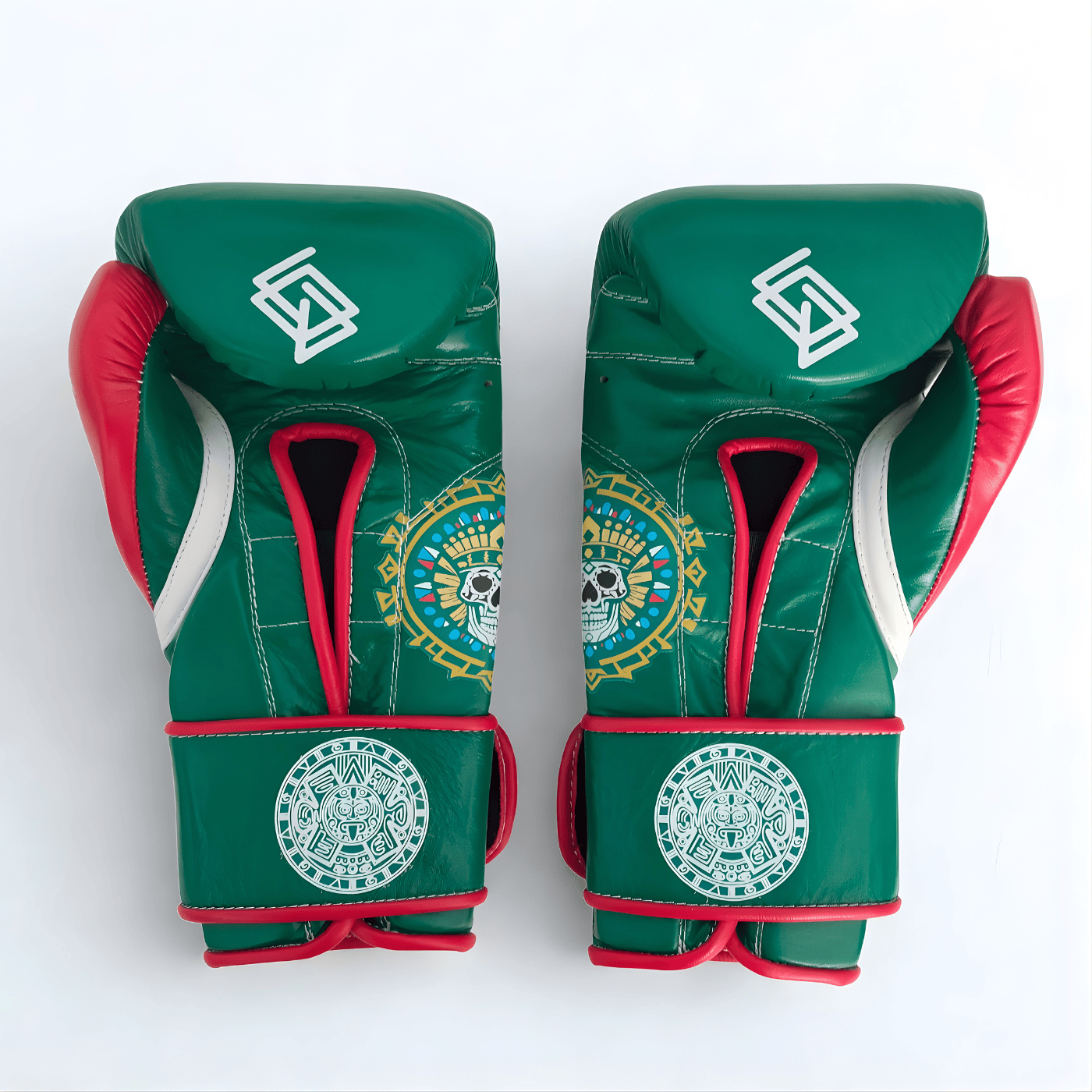 Guantes de Boxeo Azteca · 100% Piel · Fabricados en México · Orgullo Mexicano