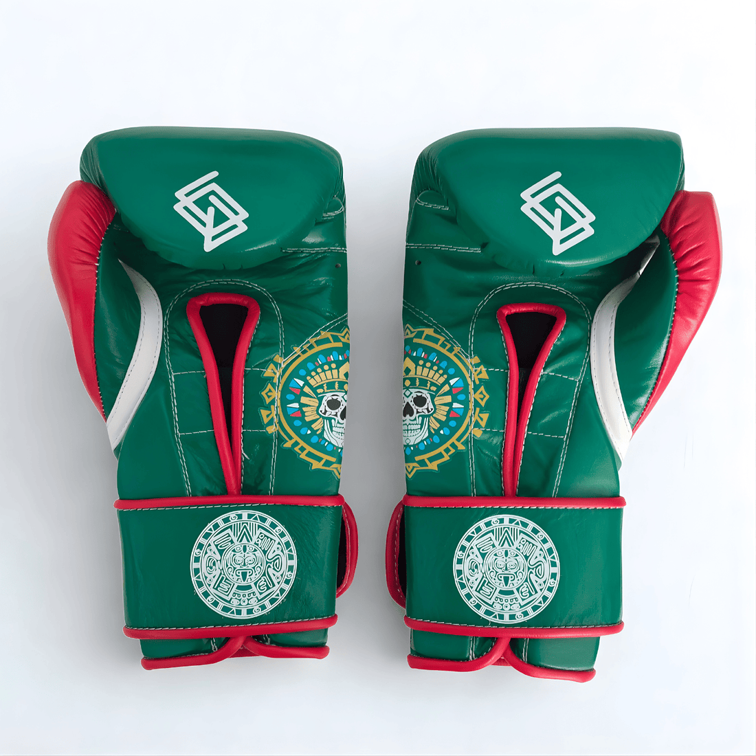 Guantes de Boxeo Azteca · 100% Piel · Fabricados en México · Orgullo Mexicano