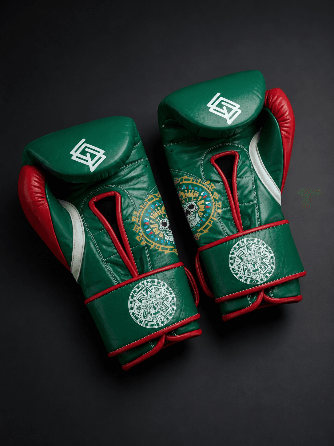 Guantes de Boxeo Azteca · 100% Piel · Fabricados en México · Orgullo Mexicano