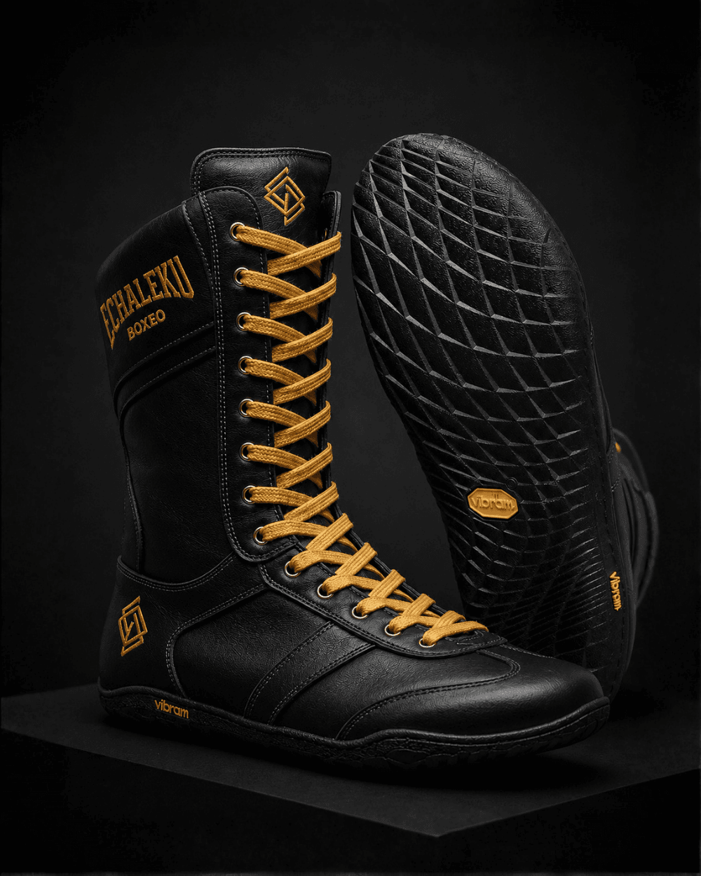 Botas de boxeo - Negro