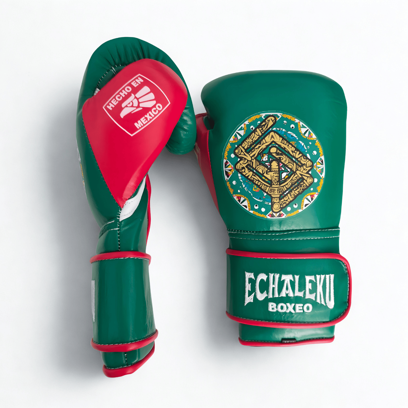 Guantes de Boxeo Azteca · 100% Piel · Fabricados en México · Orgullo Mexicano