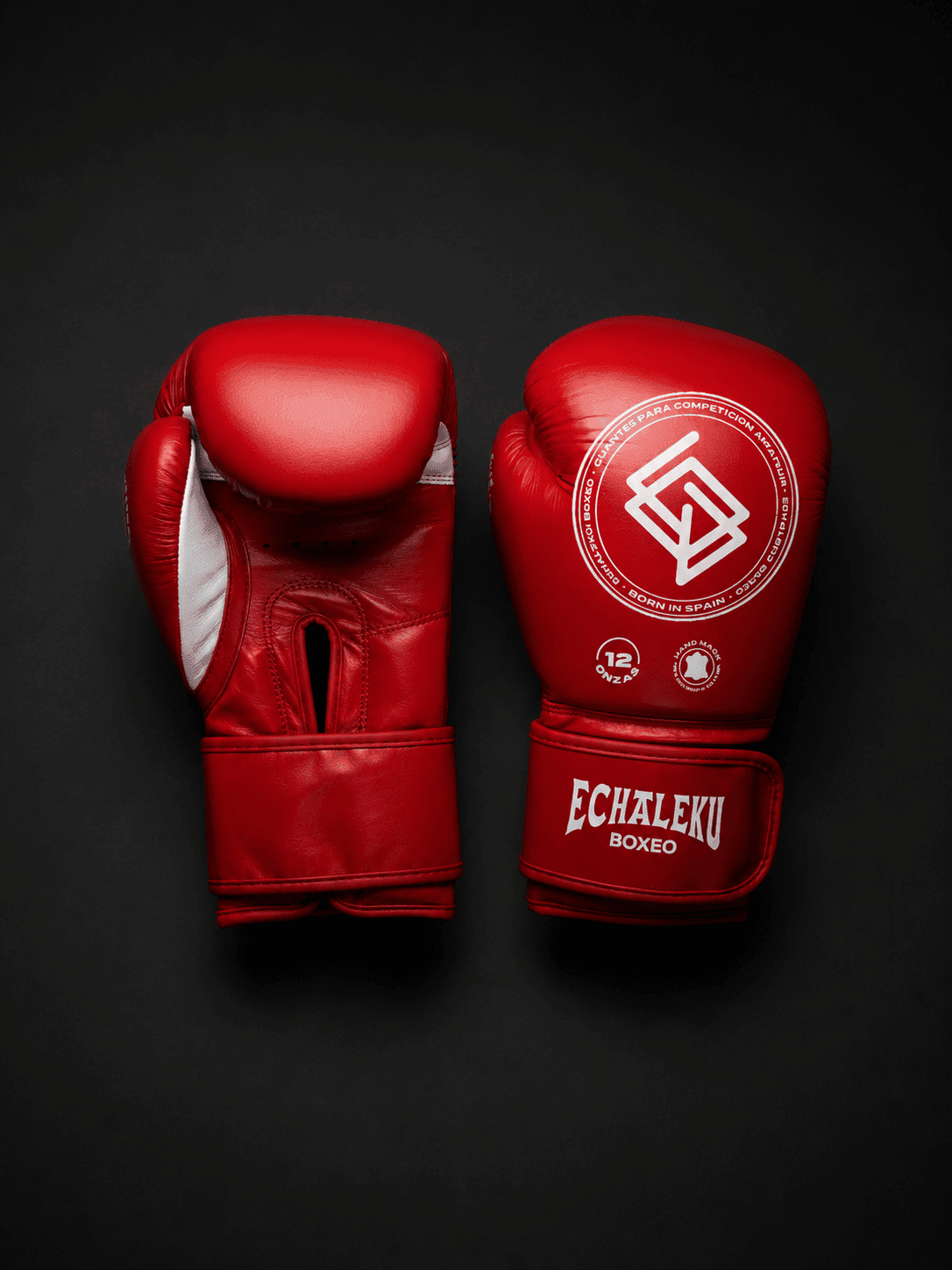 LIQUIDACION GUANTES COMPETICIÓN AMATEUR: Rojo y Plateado.  (FORRO TEJIDO)