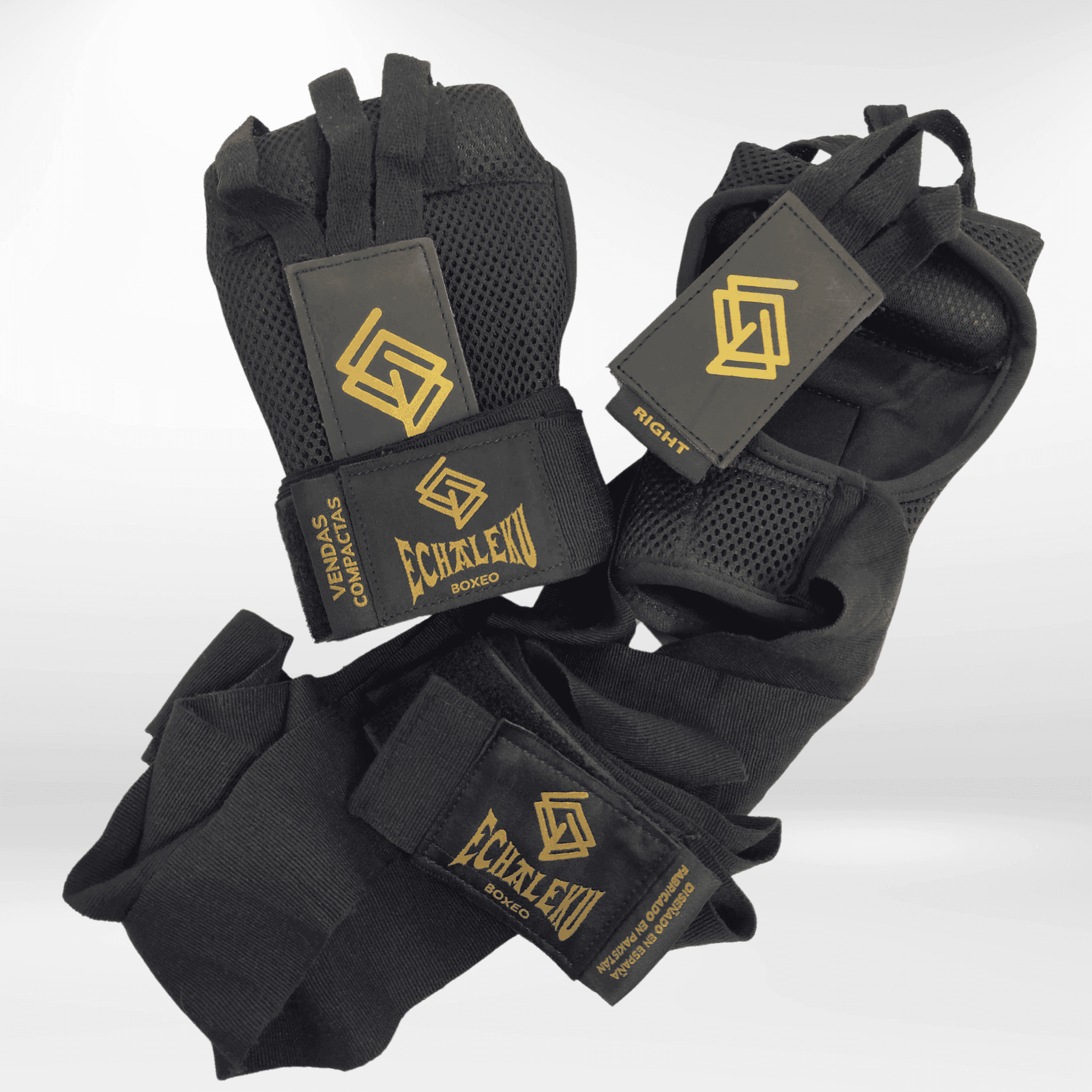 (Pack 3) Vendas de Boxeo Compactas Interdigitales (precio especial 28€/par) - Echaleku Boxeo