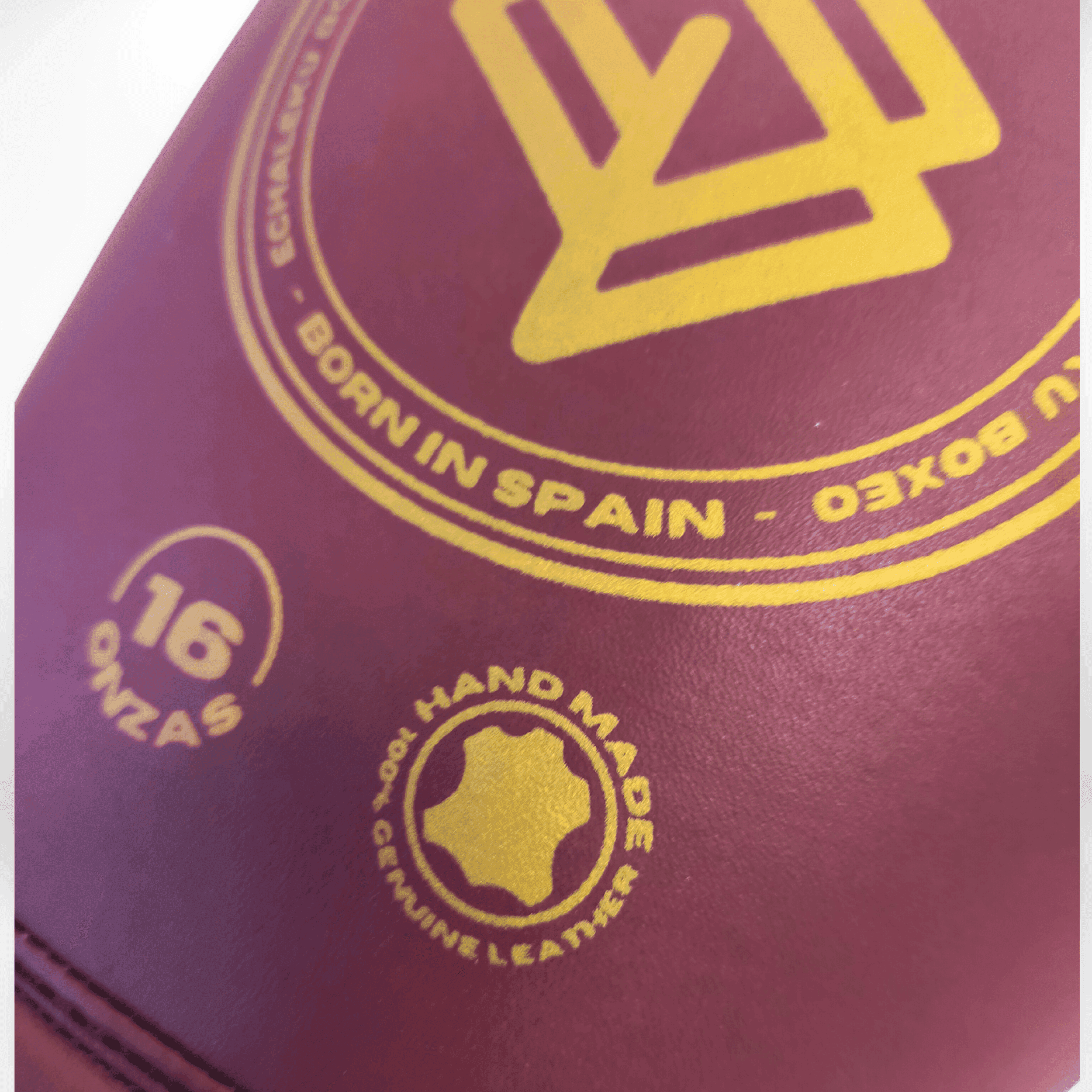 Handmix. GUANTES PREMIUM ENTRENAMIENTO BOXEO AMATEUR: Burdeos/Verde Militar + Dorado (V4.0) - Echaleku Boxeo