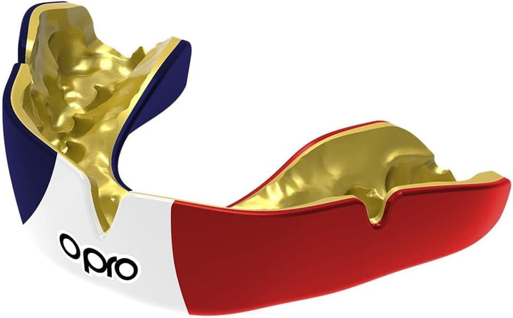 Protector bucal  boxeo marca Opro. Ajuste Instantáneo y Personalizado para adultos y niños