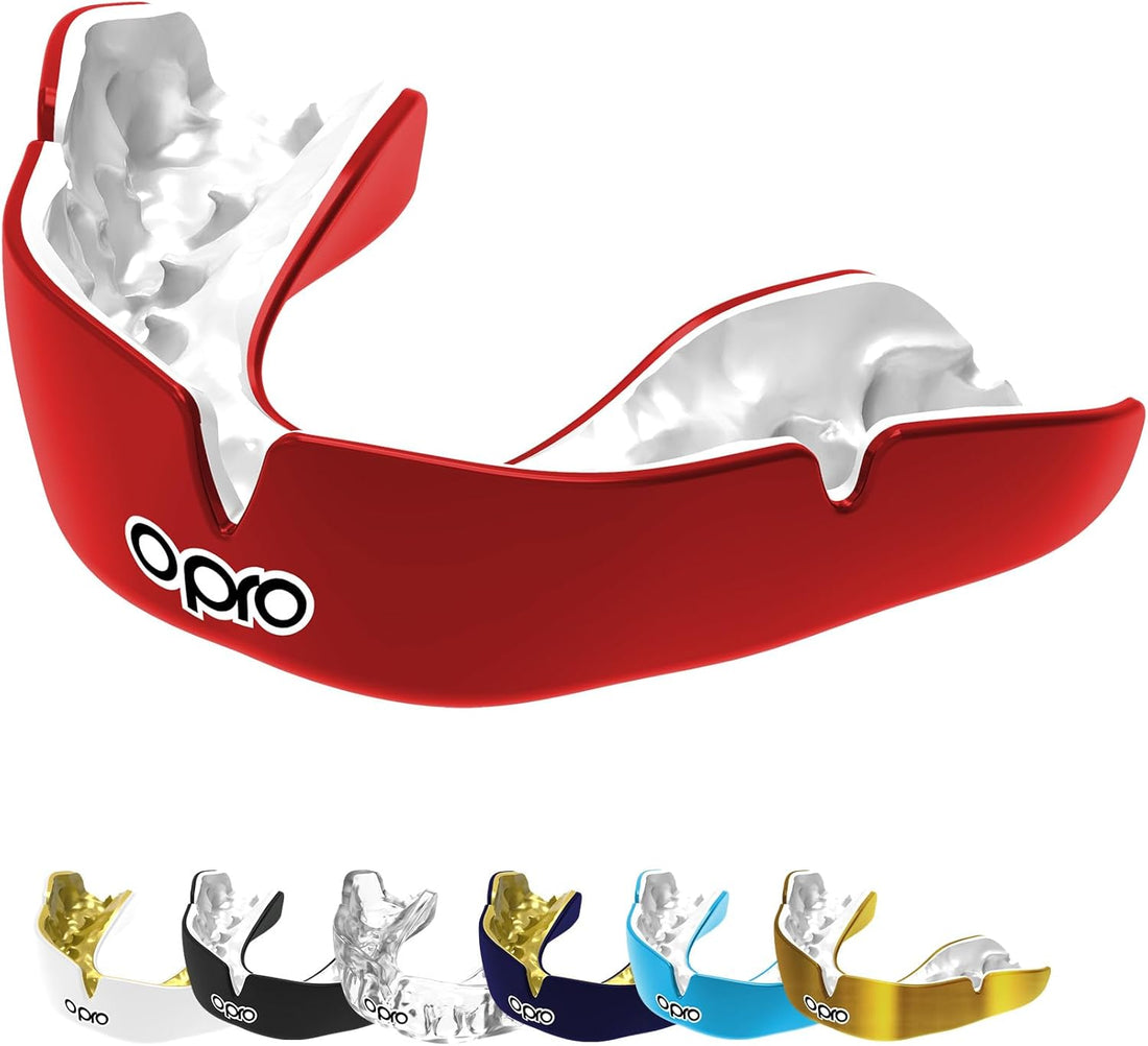 Protector bucal  boxeo marca Opro. Ajuste Instantáneo y Personalizado para adultos y niños