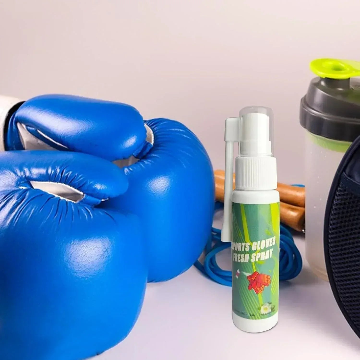Desodorizador de guantes de boxeo, 30 ml, eliminador de olores para guantes, cascos, botas, artículos deportivos en general - Echaleku Boxeo