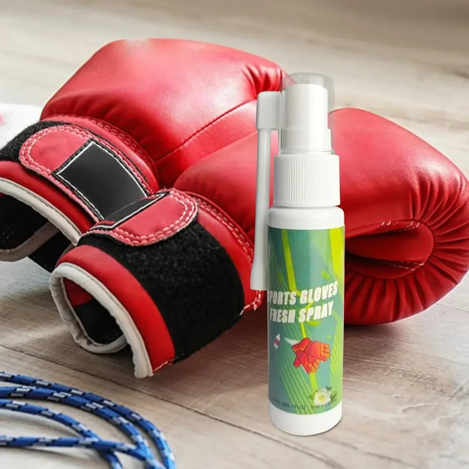 Desodorizador de guantes de boxeo, 30 ml, eliminador de olores para guantes, cascos, botas, artículos deportivos en general - Echaleku Boxeo