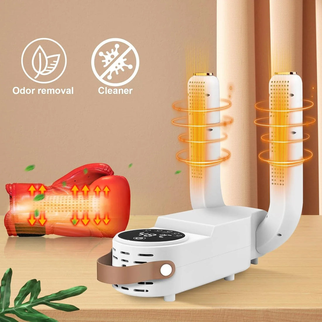 Secador de Guantes de Boxeo con Temporizador Inteligente, Diseño Plegable y Retráctil, Elimina Eficazmente los Olores - Echaleku Boxeo