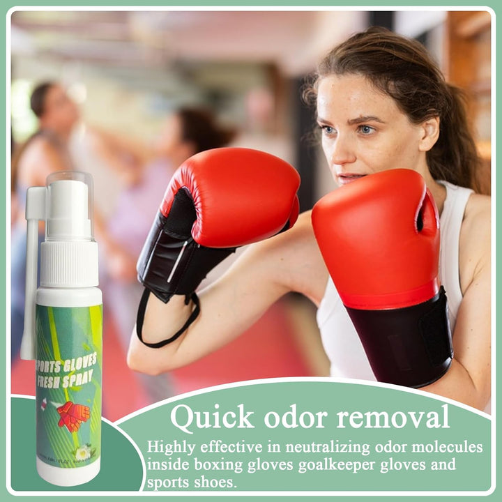 Desodorizador de guantes de boxeo, 30 ml, eliminador de olores para guantes, cascos, botas, artículos deportivos en general