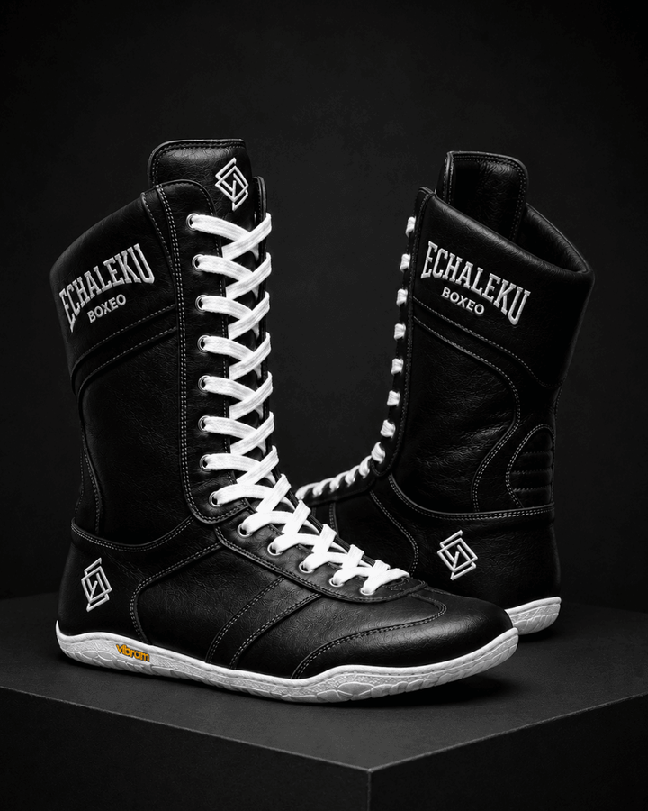 Botas de boxeo - Negro y blanco
