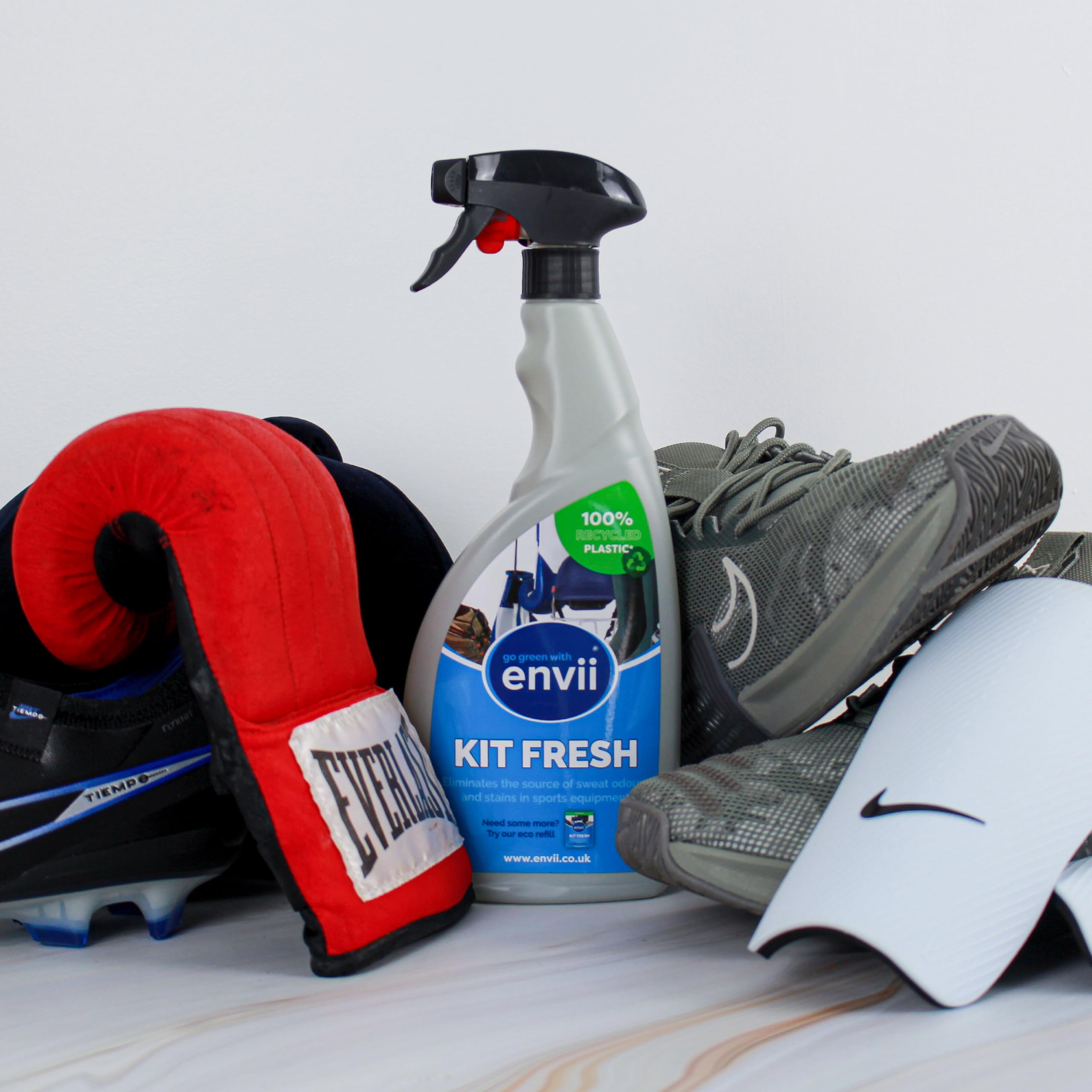 Envii Kit Fresh – Air Freshener and Enzymatic Deodorant Shoes, Boxing Gloves, Shoes and Sports Shoes – Eliminate Bad Odor Shoes… (750 ml)