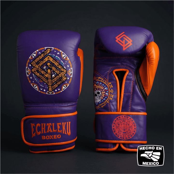 Guantes de Boxeo Azteca · 100% Piel · Fabricados en México · Vida o Muerte