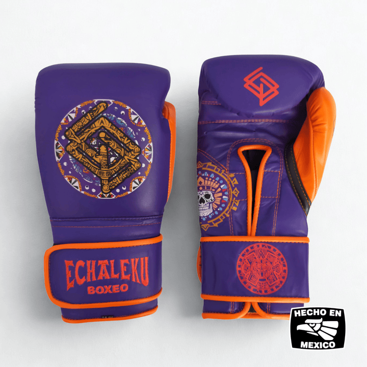 Guantes de Boxeo Azteca · 100% Piel · Fabricados en México · Vida o Muerte