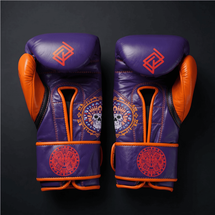 Guantes de Boxeo Azteca · 100% Piel · Fabricados en México · Vida o Muerte