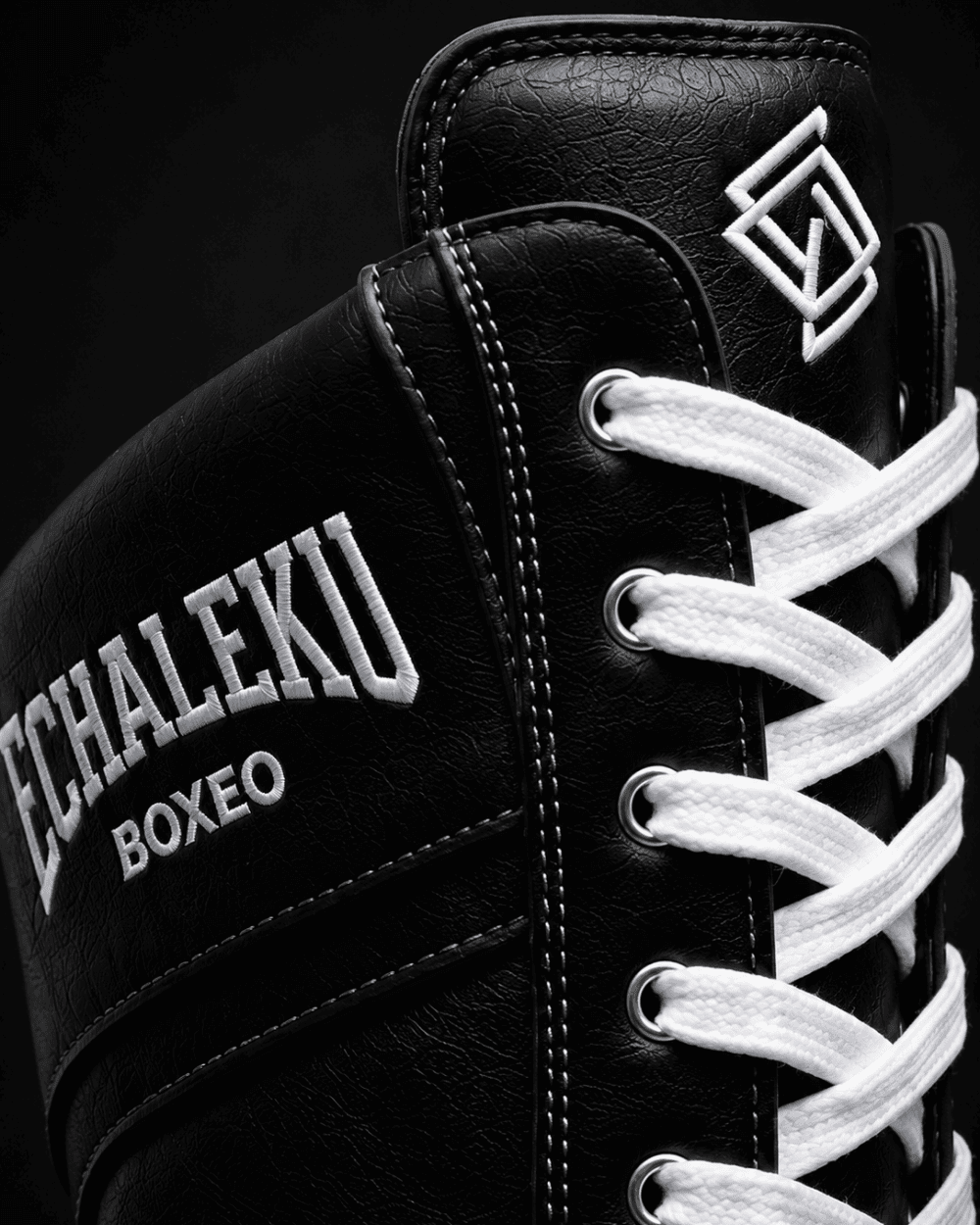 Botas de boxeo - Negro y blanco