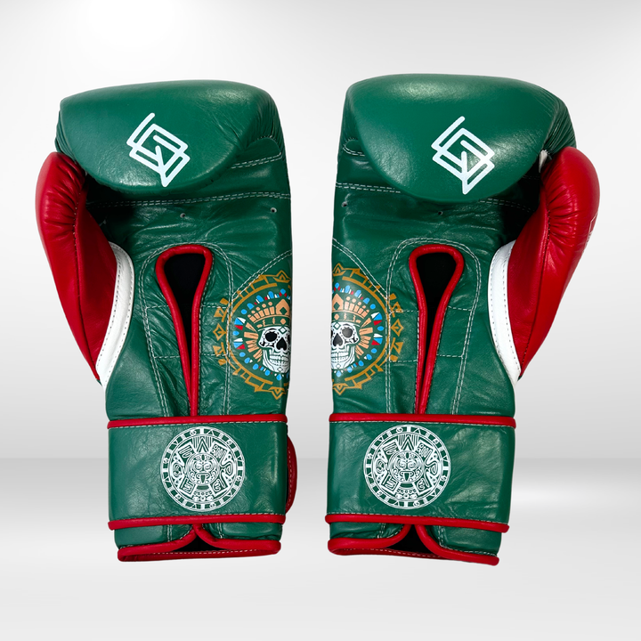 AZTECA. Orgullo Mexicano. Color Verde y Rojo. - Echaleku Boxeo