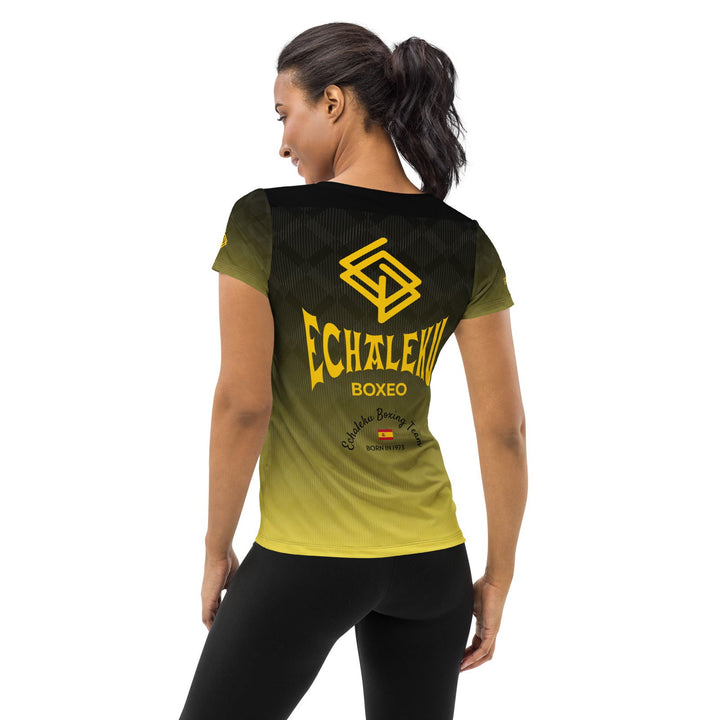 Camiseta entrenamiento Women's Athletic Boxeo Equipación ORO Echaleku - Echaleku Boxeo