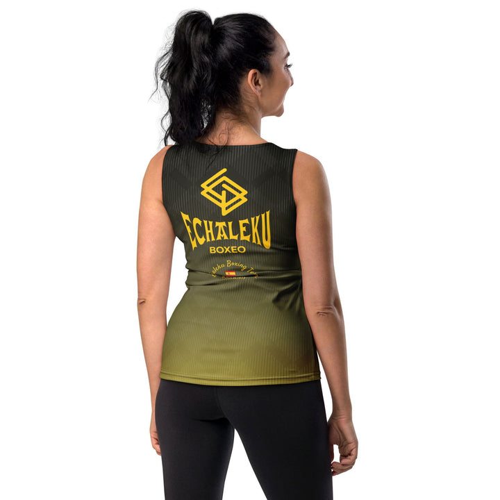 Camiseta tirantes entrenamiento Boxeo MUJER Equipación ORO Echaleku - Echaleku Boxeo