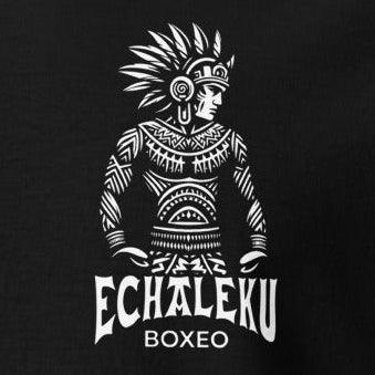 Camiseta Unisex Básica Indio mexicano boxeador. 100% Algodón