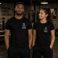 Camiseta Unisex Básica Indio mexicano boxeador. 100% Algodón