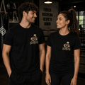 Camiseta Unisex Básica Robot Boxeador. 100% Algodón
