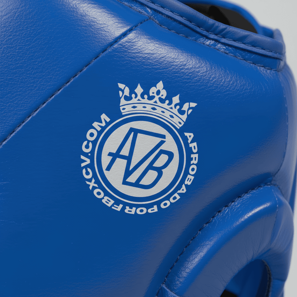 Casco Boxeo Piel Competición Amateur Azul. PREVENTA EXCLUSIVA ENTREGA EN ENERO 2026