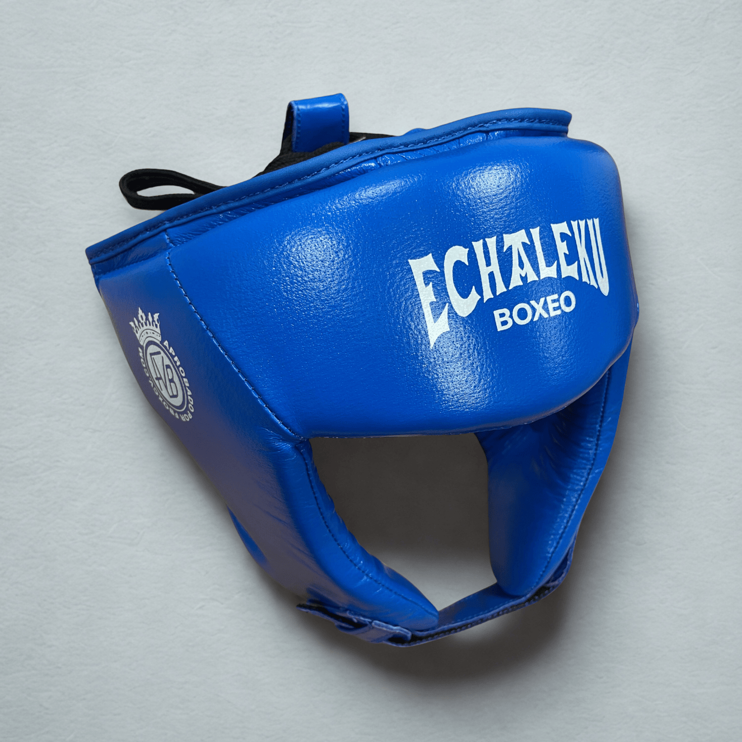 Casco Boxeo Piel Competición Amateur Azul. PREVENTA EXCLUSIVA ENTREGA EN ENERO 2026