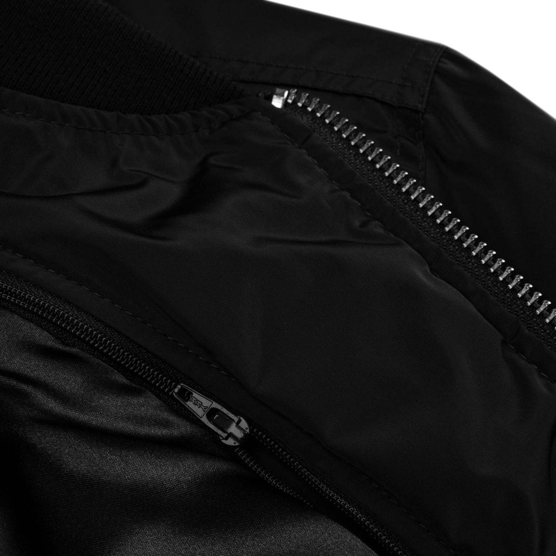 Chaqueta Bomber bordada Mujer Casual Echaleku Boxing Team Negro y Dorado - Echaleku Boxeo