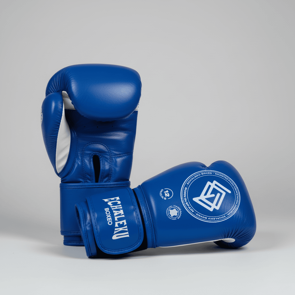 GUANTES PREMIUM COMPETICIÓN BOXEO AMATEUR: Azul y Plateado. PREVENTA EXCLUSIVA ENTREGA EN ENERO 2026