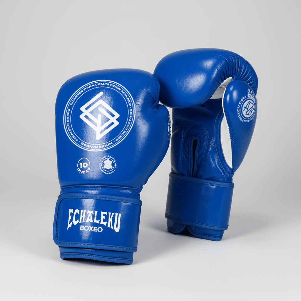 GUANTES PREMIUM COMPETICIÓN BOXEO AMATEUR: Azul y Plateado. PREVENTA EXCLUSIVA ENTREGA EN ENERO 2026