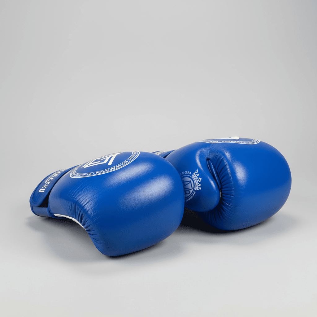 GUANTES PREMIUM COMPETICIÓN BOXEO AMATEUR: Azul y Plateado. PREVENTA EXCLUSIVA ENTREGA EN ENERO 2026