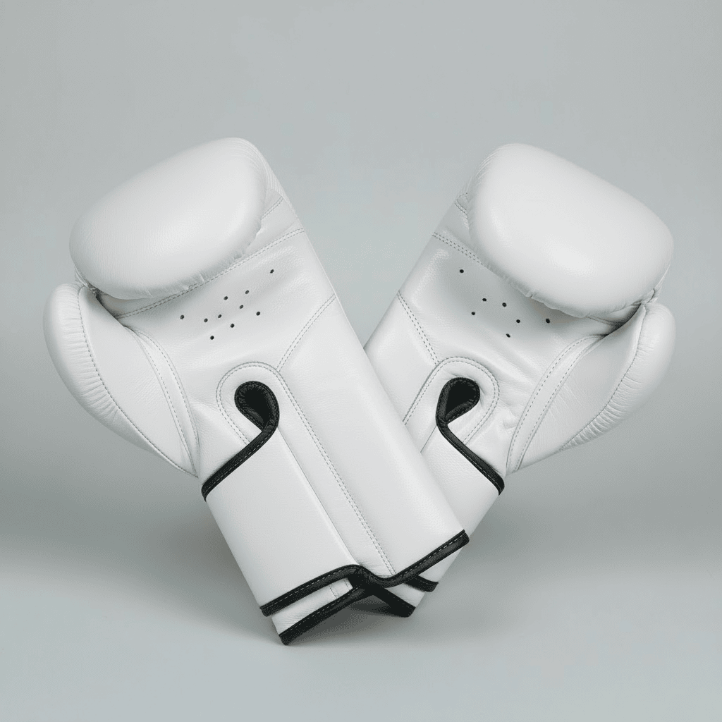 GUANTES PREMIUM ELEMENT ENTRENAMIENTO BOXEO AMATEUR: Blanco y Plateado. PREVENTA EXCLUSIVA ENTREGA EN ENERO 2026