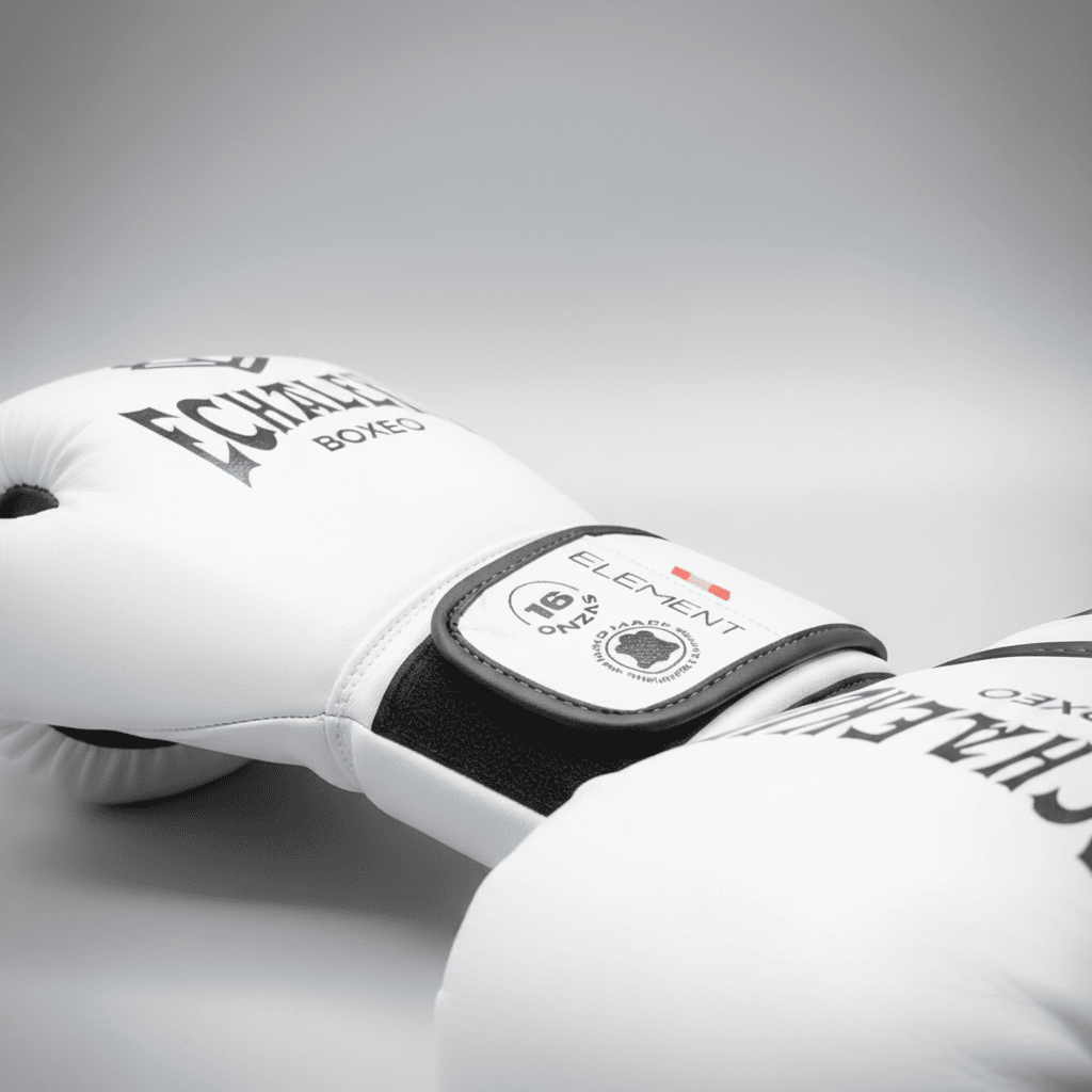 GUANTES PREMIUM ELEMENT ENTRENAMIENTO BOXEO AMATEUR: Blanco y Plateado. PREVENTA EXCLUSIVA ENTREGA EN ENERO 2026