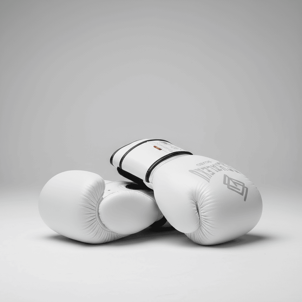 GUANTES PREMIUM ELEMENT ENTRENAMIENTO BOXEO AMATEUR: Blanco y Plateado. PREVENTA EXCLUSIVA ENTREGA EN ENERO 2026